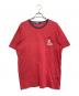 POLO RALPH LAUREN（ポロ・ラルフローレン）の古着「ポケットTシャツ」｜レッド