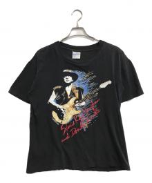 バンドTシャツ（バンドTシャツ）の古着「90s stevie ray vaughan(スティーヴィー・レイ・ヴォーン) バンドTシャツ」｜ブラック