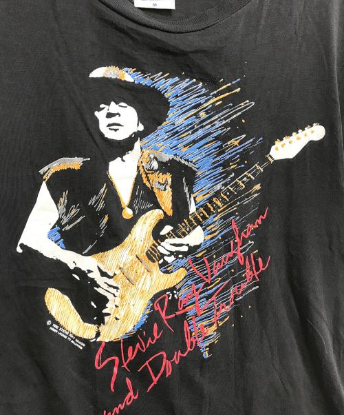 バンドTシャツ（バンドTシャツ）バンドTシャツ (バンドTシャツ) 90s stevie ray vaughan(スティーヴィー・レイ・ヴォーン) バンドTシャツ ブラック サイズ:Mの古着・服飾アイテム
