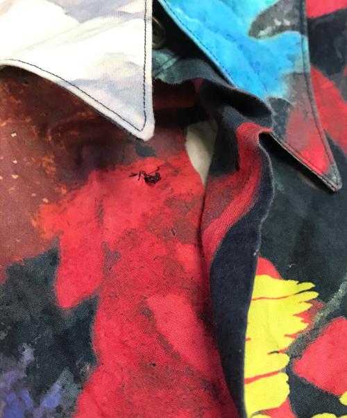 PAUL SMITH（ポールスミス）PAUL SMITH (ポールスミス) グラフィック総柄シャツ マルチカラー サイズ:Sの古着・服飾アイテム