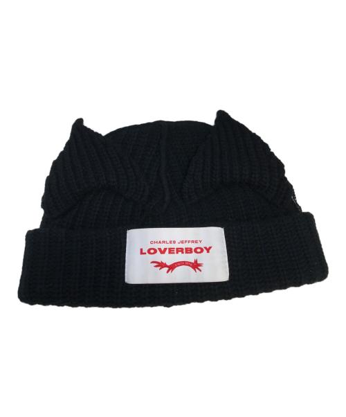 CHARLES JEFFREY LOVERBOY（チャールズ ジェフリー ラバーボーイ）CHARLES JEFFREY LOVERBOY (チャールズ ジェフリー ラバーボーイ) Chunky Ears Beanie ブラックの古着・服飾アイテム