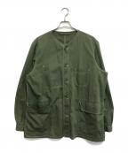 NIGEL CABOURNナイジェルケーボン）の古着「フレンチ ワーク ジャケット」｜カーキ