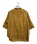 RAKINES（ラキネス）の古着「ハイカウントリネンオープンカラーシャツ」｜ベージュ