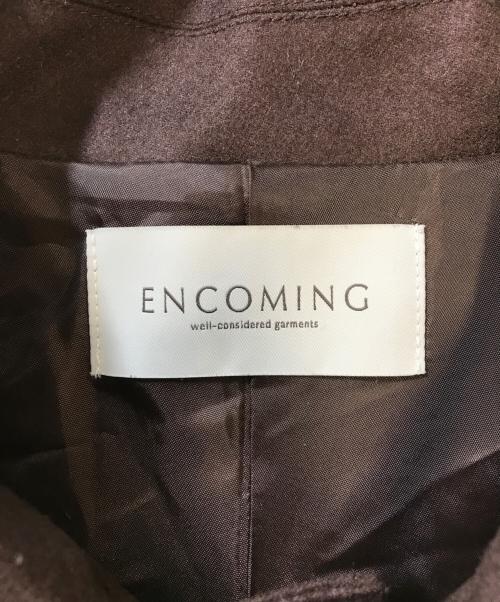 ENCOMING（インカミング）ENCOMING (インカミング) バックプリーツブルゾン ブラウン サイズ:Mの古着・服飾アイテム