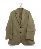 RAKINESラキネス）の古着「綿混テーラードジャケット」｜オリーブ