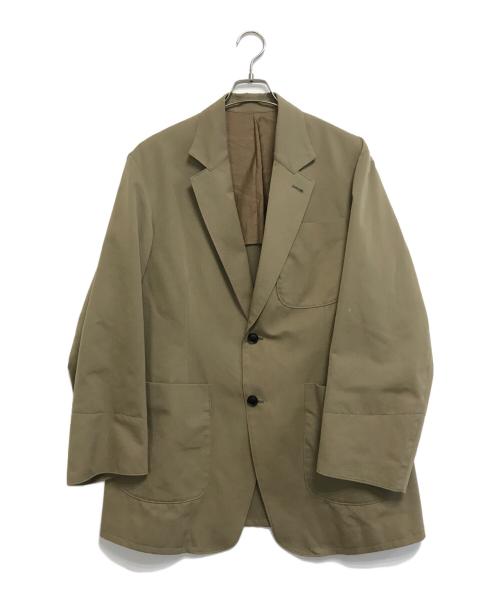 RAKINES（ラキネス）RAKINES (ラキネス) 綿混テーラードジャケット オリーブ サイズ:2の古着・服飾アイテム