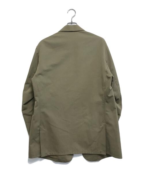 RAKINES（ラキネス）RAKINES (ラキネス) 綿混テーラードジャケット オリーブ サイズ:2の古着・服飾アイテム
