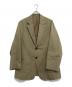 RAKINES（ラキネス）の古着「綿混テーラードジャケット」｜オリーブ