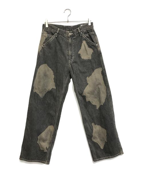 ENCOMING（インカミング）ENCOMING (インカミング) SPOTTED DENIM TROUSER ブラック サイズ:30の古着・服飾アイテム