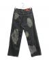 ENCOMING (インカミング) SPOTTED DENIM TROUSER ブラック サイズ:30：23000円