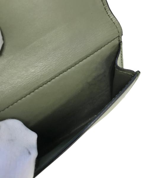 LOEWE（ロエベ）LOEWE (ロエベ) リピートトライフォールドウォレット グリーンの古着・服飾アイテム