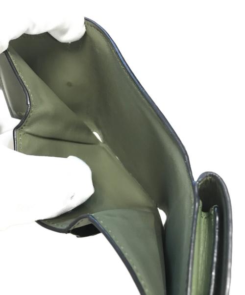 LOEWE（ロエベ）LOEWE (ロエベ) リピートトライフォールドウォレット グリーンの古着・服飾アイテム