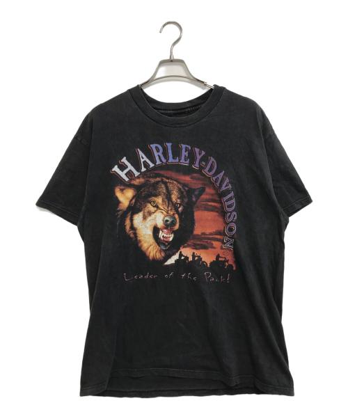 HARLEY-DAVIDSON（ハーレーダビッドソン）HARLEY-DAVIDSON (ハーレーダビッドソン) プリントTシャツ ブラック サイズ:Lの古着・服飾アイテム