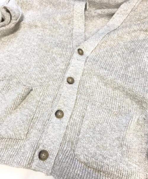 L.L.Bean（エルエルビーン）L.L.Bean (エルエルビーン) コットンニットカーディガン アイボリー サイズ:Lの古着・服飾アイテム