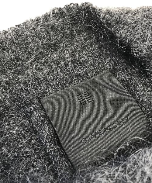 GIVENCHY（ジバンシィ）GIVENCHY (ジバンシィ) モヘアセーター チャコールグレー サイズ:XLの古着・服飾アイテム