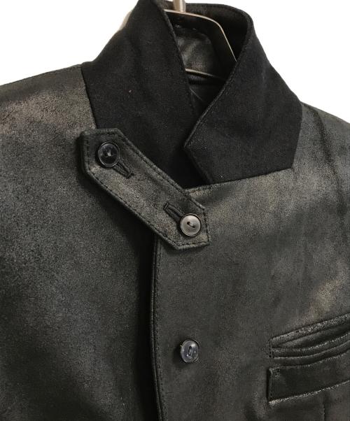 NUMBER (N)INE（ナンバーナイン）NUMBER (N)INE (ナンバーナイン) 90’sレザーテーラードジャケット ブラックの古着・服飾アイテム