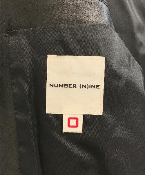 NUMBER (N)INE（ナンバーナイン）NUMBER (N)INE (ナンバーナイン) 90’sレザーテーラードジャケット ブラックの古着・服飾アイテム