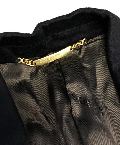 DOLCE & GABBANA（ドルチェ＆ガッバーナ）DOLCE & GABBANA (ドルチェ＆ガッバーナ) 2ピースカシミヤテーラードジャケット ネイビー サイズ:46の古着・服飾アイテム