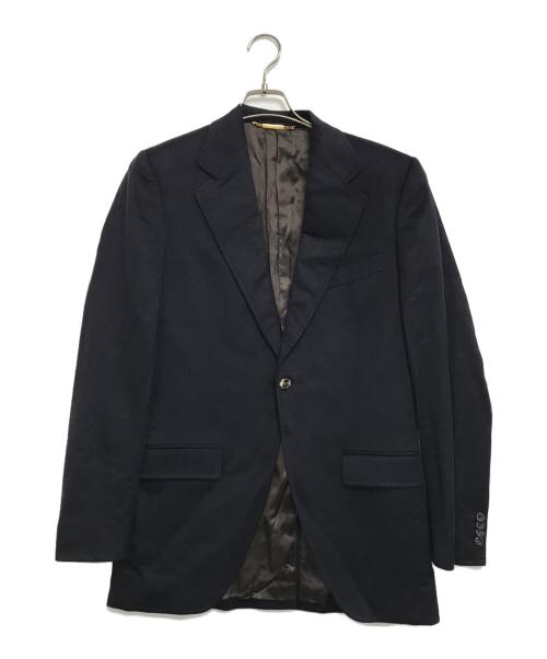 DOLCE & GABBANA（ドルチェ＆ガッバーナ）DOLCE & GABBANA (ドルチェ＆ガッバーナ) 2ピースカシミヤテーラードジャケット ネイビー サイズ:46の古着・服飾アイテム