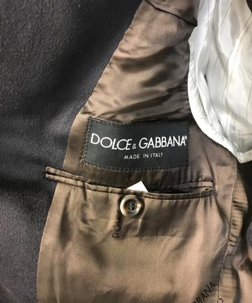 DOLCE & GABBANA（ドルチェ＆ガッバーナ）DOLCE & GABBANA (ドルチェ＆ガッバーナ) 2ピースカシミヤテーラードジャケット ネイビー サイズ:46の古着・服飾アイテム