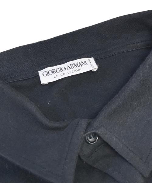 GIORGIO ARMANI（ジョルジョアルマーニ）GIORGIO ARMANI (ジョルジョアルマーニ) コットン長袖シャツ ブラック サイズ:表記なしの古着・服飾アイテム