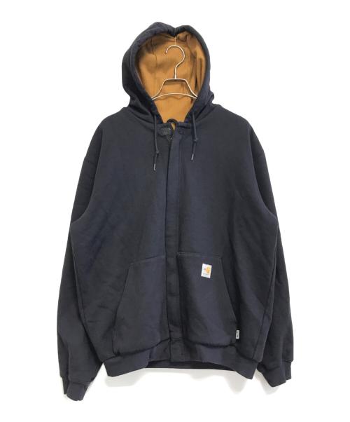 CarHartt（カーハート）CarHartt (カーハート) 裏サーマルジップパーカー ネイビー サイズ:Mの古着・服飾アイテム
