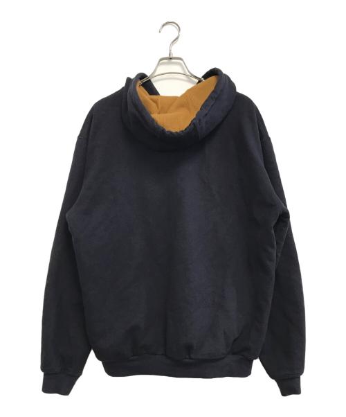 CarHartt（カーハート）CarHartt (カーハート) 裏サーマルジップパーカー ネイビー サイズ:Mの古着・服飾アイテム