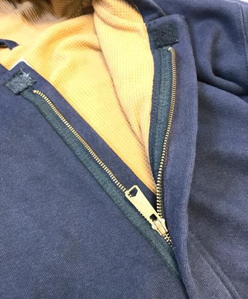 CarHartt（カーハート）CarHartt (カーハート) 裏サーマルジップパーカー ネイビー サイズ:Mの古着・服飾アイテム