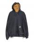 CarHartt（カーハート）の古着「裏サーマルジップパーカー」｜ネイビー