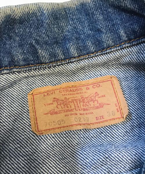 LEVI'S（リーバイス）LEVI'S (リーバイス) 70505 デニムジャケット インディゴ サイズ:38の古着・服飾アイテム