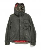 C.P COMPANYシーピーカンパニー）の古着「ウールフーデッドジャケット」｜グレー
