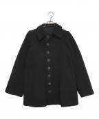 Y'sワイズ）の古着「ウールAラインコート」｜ブラック