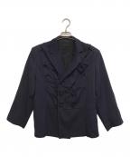 Y’s for men workshopワイズフォーメン ワークショップ）の古着「フロントギャザーテーラードジャケット」｜ネイビー