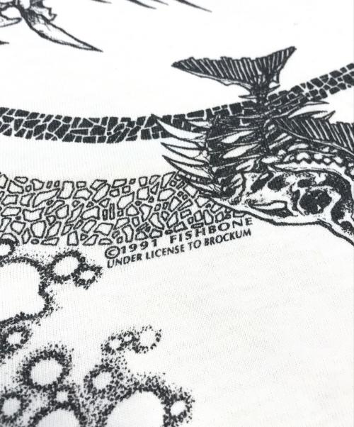 Centar Cut（センターカット）Centar Cut (センターカット) オールオーバープリントTシャツ ホワイト サイズ:XL　　　の古着・服飾アイテム