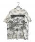 Centar Cut（センターカット）の古着「オールオーバープリントTシャツ」｜ホワイト
