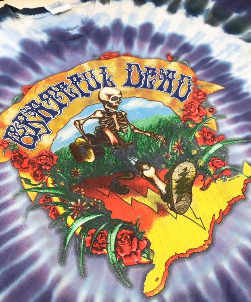 バンドTシャツ（バンドTシャツ）バンドTシャツ (バンドTシャツ) 90’s GRATEFUL DEAD(グレイトフル・デッド) バンドTシャツ ブルー サイズ:Mの古着・服飾アイテム