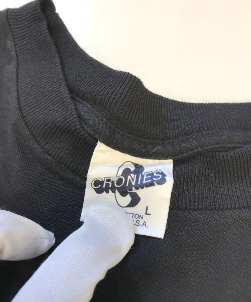 CRONIES（クロウニーズ）CRONIES (クロウニーズ) 90s Elvis Presley(エルビス・プレスリー) アーティストTシャツ ブラック サイズ:Ｌの古着・服飾アイテム