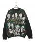 FRUIT OF THE LOOM（フルーツオブザルーム）の古着「オールオーバー偉人プリントスウェット」｜ブラック