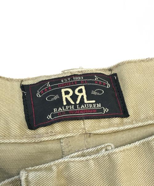 RRL（ダブルアールエル）RRL (ダブルアールエル) 2タックチノパン ベージュ サイズ:W42×L32の古着・服飾アイテム