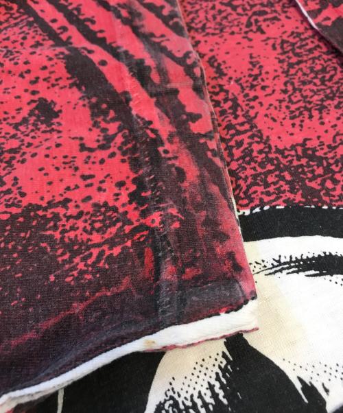 キャラクターTシャツ（キャラクターTシャツ）キャラクターTシャツ (キャラクターTシャツ) 90s バットマン総柄キャラクターTシャツ レッド サイズ:XL　　　の古着・服飾アイテム