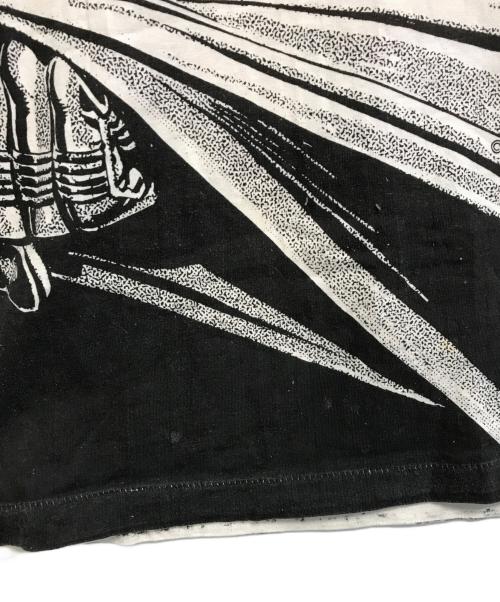 キャラクターTシャツ（キャラクターTシャツ）キャラクターTシャツ (キャラクターTシャツ) 90s バットマン総柄キャラクターTシャツ レッド サイズ:XL　　　の古着・服飾アイテム