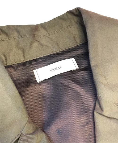 steaf（スティーフ）steaf (スティーフ) REMOVAL COAT オリーブ サイズ:Lの古着・服飾アイテム