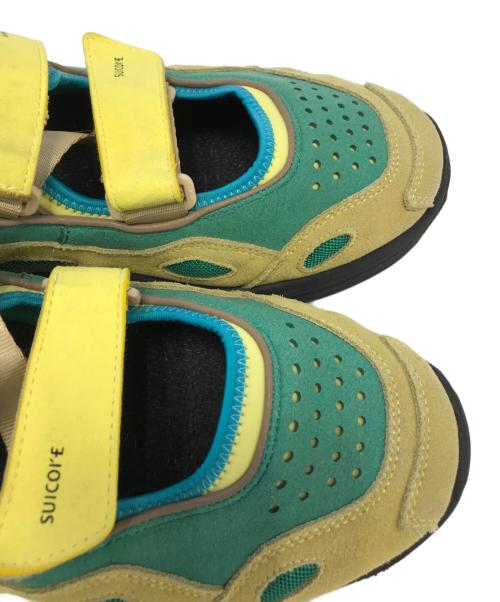 suicoke（スイコック）suicoke (スイコック) サンダル イエロー×グリーン サイズ:USM8/USW10/UK7/EUR41/CM26の古着・服飾アイテム