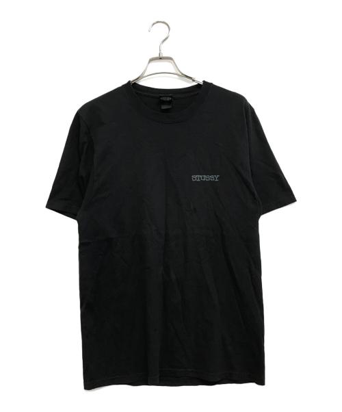 stussy（ステューシー）stussy (ステューシー) JUMBO TEE PIGMENT DYED ブラック サイズ:Sの古着・服飾アイテム