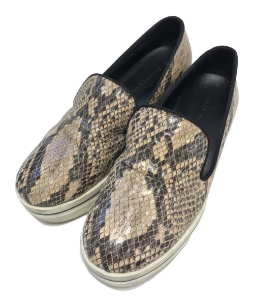 STELLA McCARTNEY（ステラマッカートニー）STELLA McCARTNEY (ステラマッカートニー) 厚底スリッポン ベージュ サイズ:37の古着・服飾アイテム