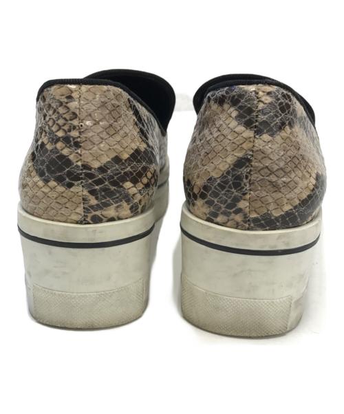 STELLA McCARTNEY（ステラマッカートニー）STELLA McCARTNEY (ステラマッカートニー) 厚底スリッポン ベージュ サイズ:37の古着・服飾アイテム