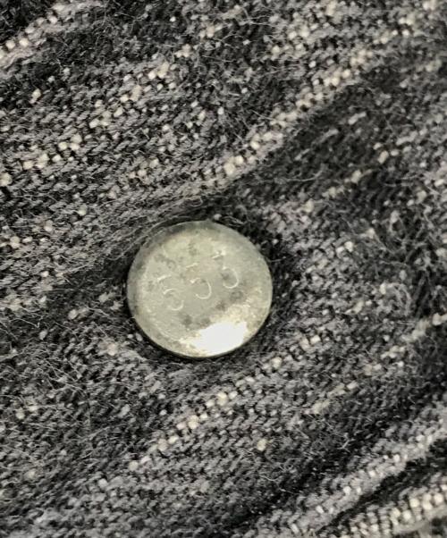 LEVI'S（リーバイス）LEVI'S (リーバイス) 先染めストライプブラックデニム ブラック サイズ:W30 L32の古着・服飾アイテム