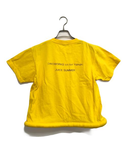 DINO WORKS（ディノワークス）DINO WORKS (ディノワークス) デザインTシャツ イエロー サイズ:表記なしの古着・服飾アイテム