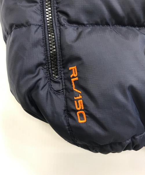 POLO RALPH LAUREN（ポロ・ラルフローレン）POLO RALPH LAUREN (ポロ・ラルフローレン) 中綿ダウンベスト ネイビー サイズ:Lの古着・服飾アイテム