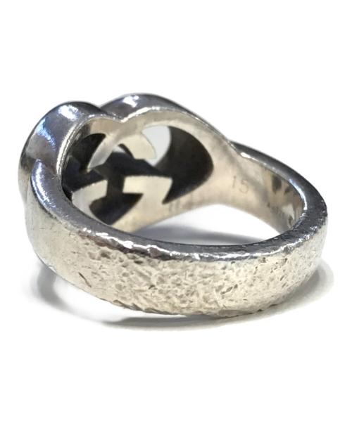 GUCCI（グッチ）GUCCI (グッチ) インターロッキングリング シルバー サイズ:15の古着・服飾アイテム